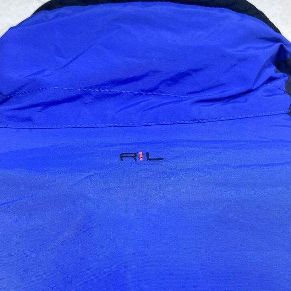 Polo Ralph Lauren Jacket Mens Size Large Navy Blue Polo Sports Jacket Pockets - Picture 10 of 16